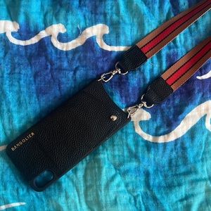 NWOT Bandolier Iphone striped STRAP ONLY